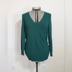 Isabel Maternity by Ingrid & Isabel Deep Green V-Neck Sweater